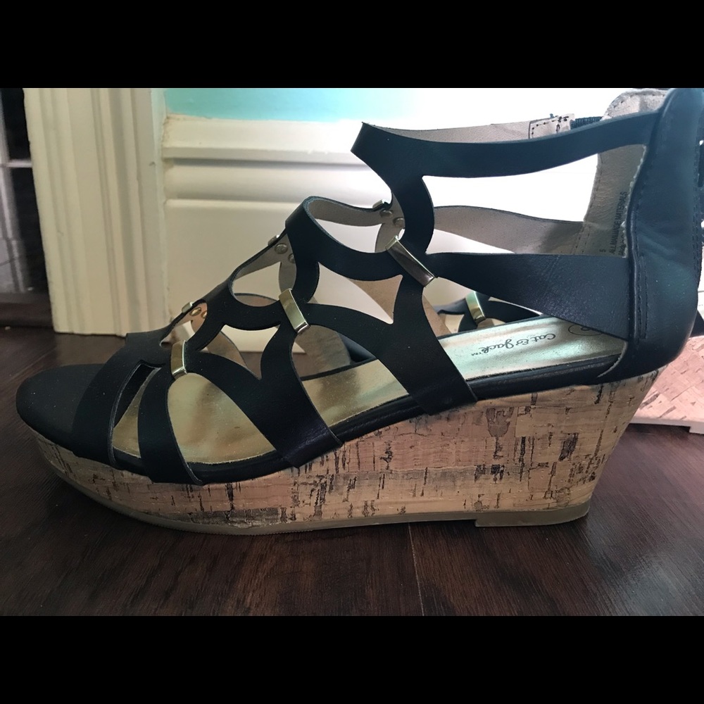 Cat and Jack Cork Wedges